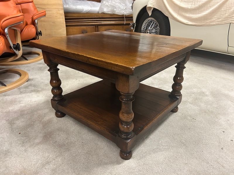 'Jacobean Style' Solid Oak Coffee Table by Titchmarsh & Goodwin