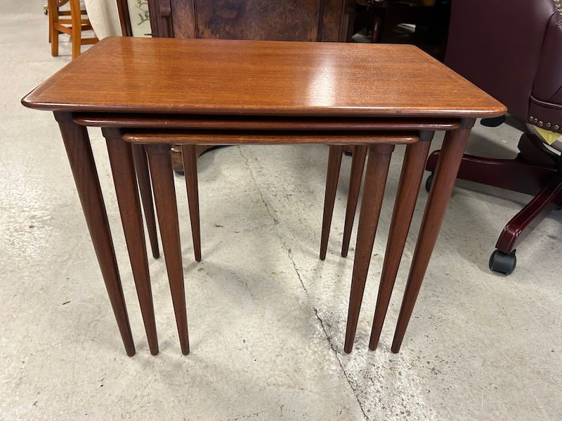 Mid Century Amfrosia Teak Nest of Tables