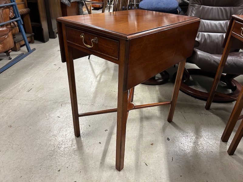 Mahogany Pembroke Side Table by William Tillman