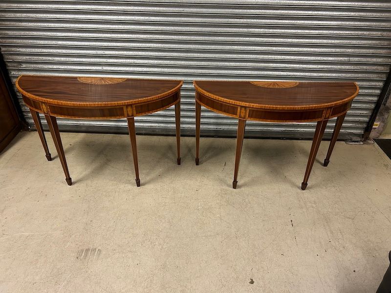 A Pair of William Tillman ConsoleTables