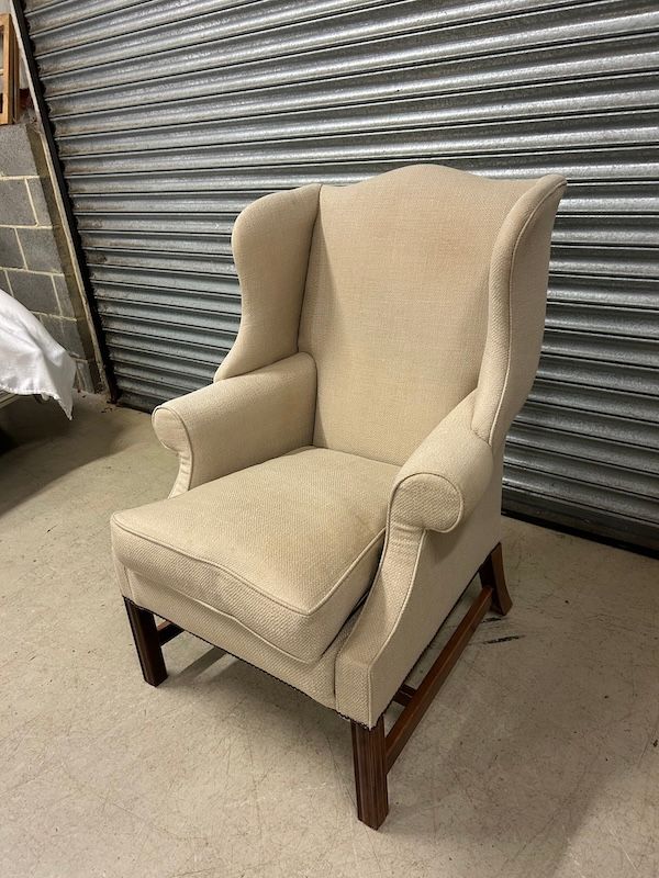 Georgian Style Wing Armchair From Harrods