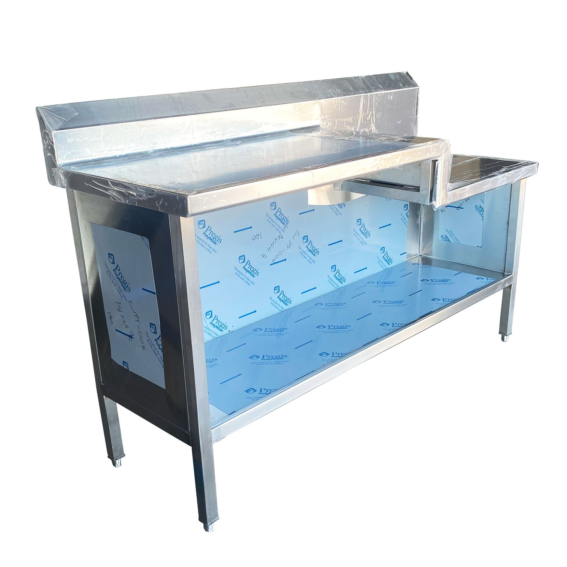 Photo of Plate Table with Toaster Recess, left angle