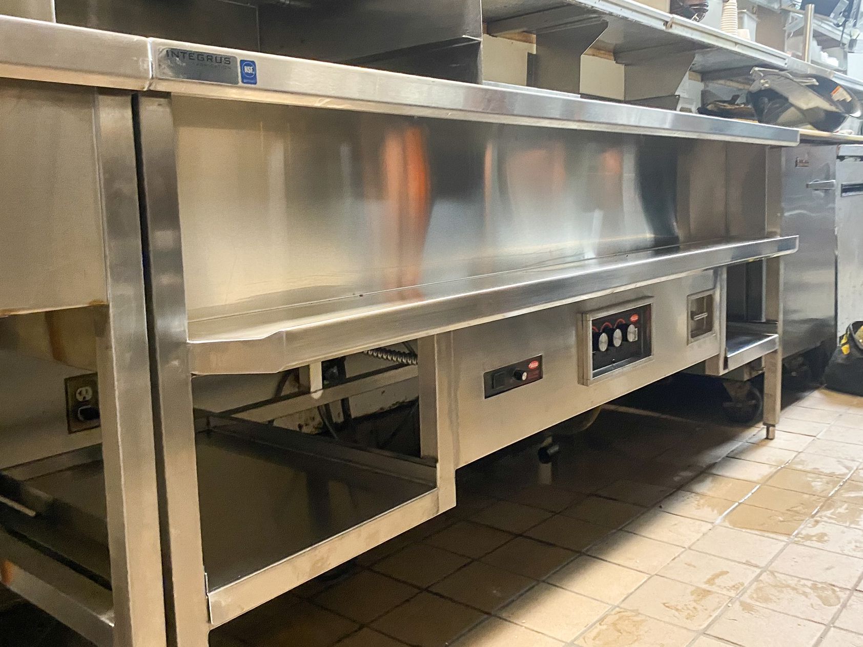 New stainless steel custom fabricated push-line created by Integrus Fabrication