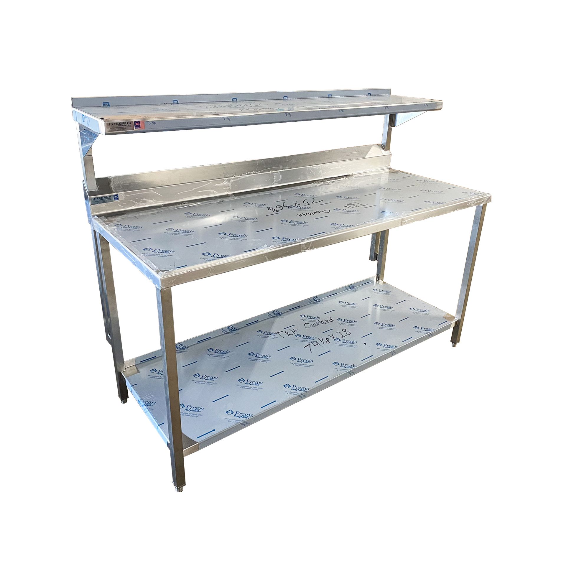 Meat-Cutting Table fabricated stainless steel