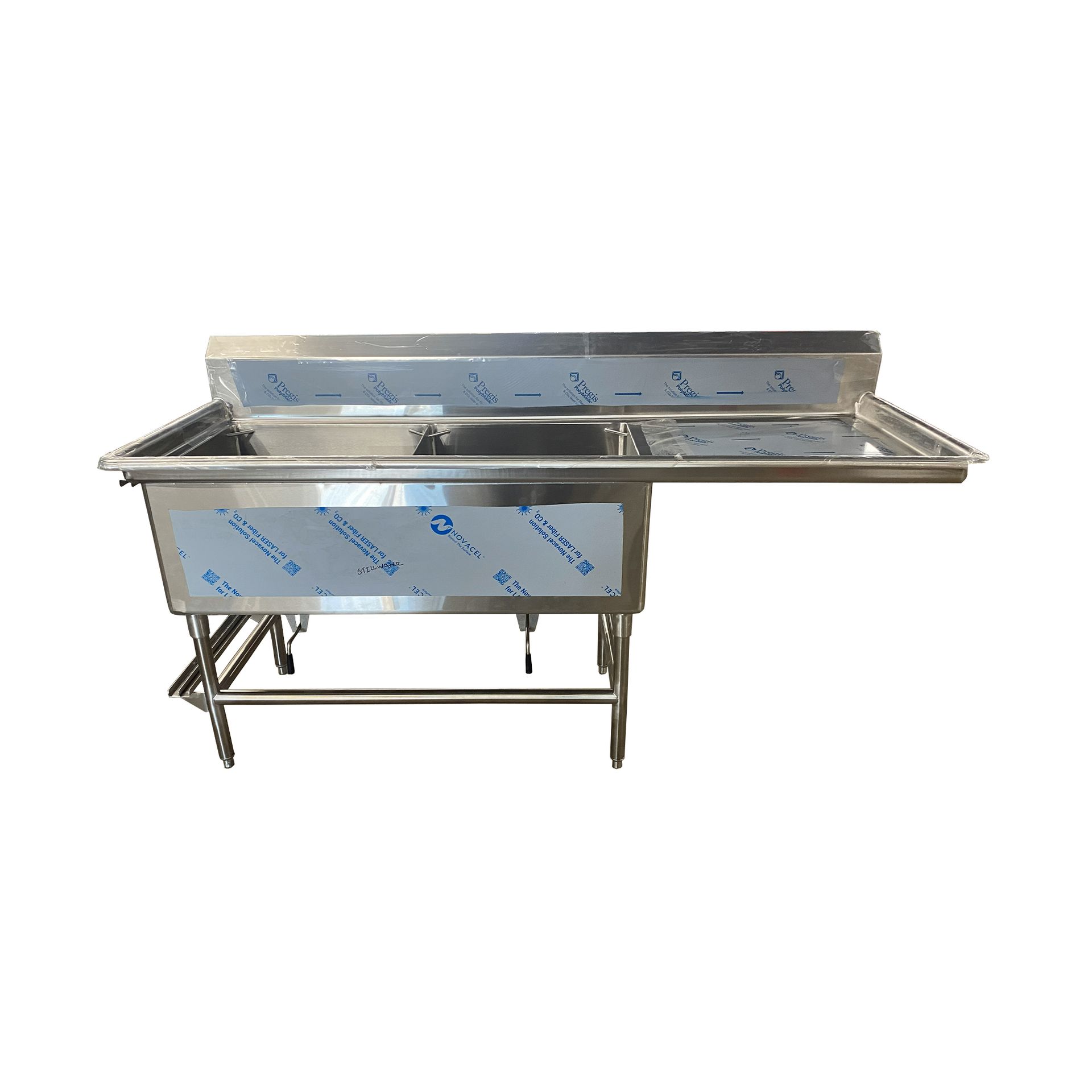 Photo of Compartment Sink with Right Drain Boards