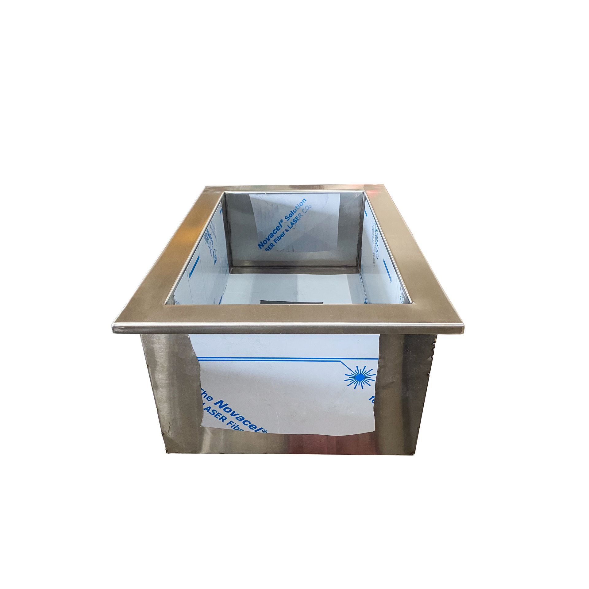 Drop-In Ice Basin fabricated stainless steel