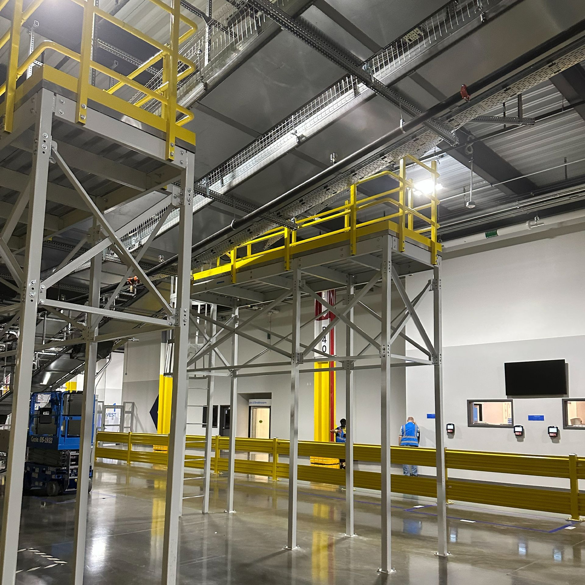 Photo of Industrial catwalk installed at a facility in indiana