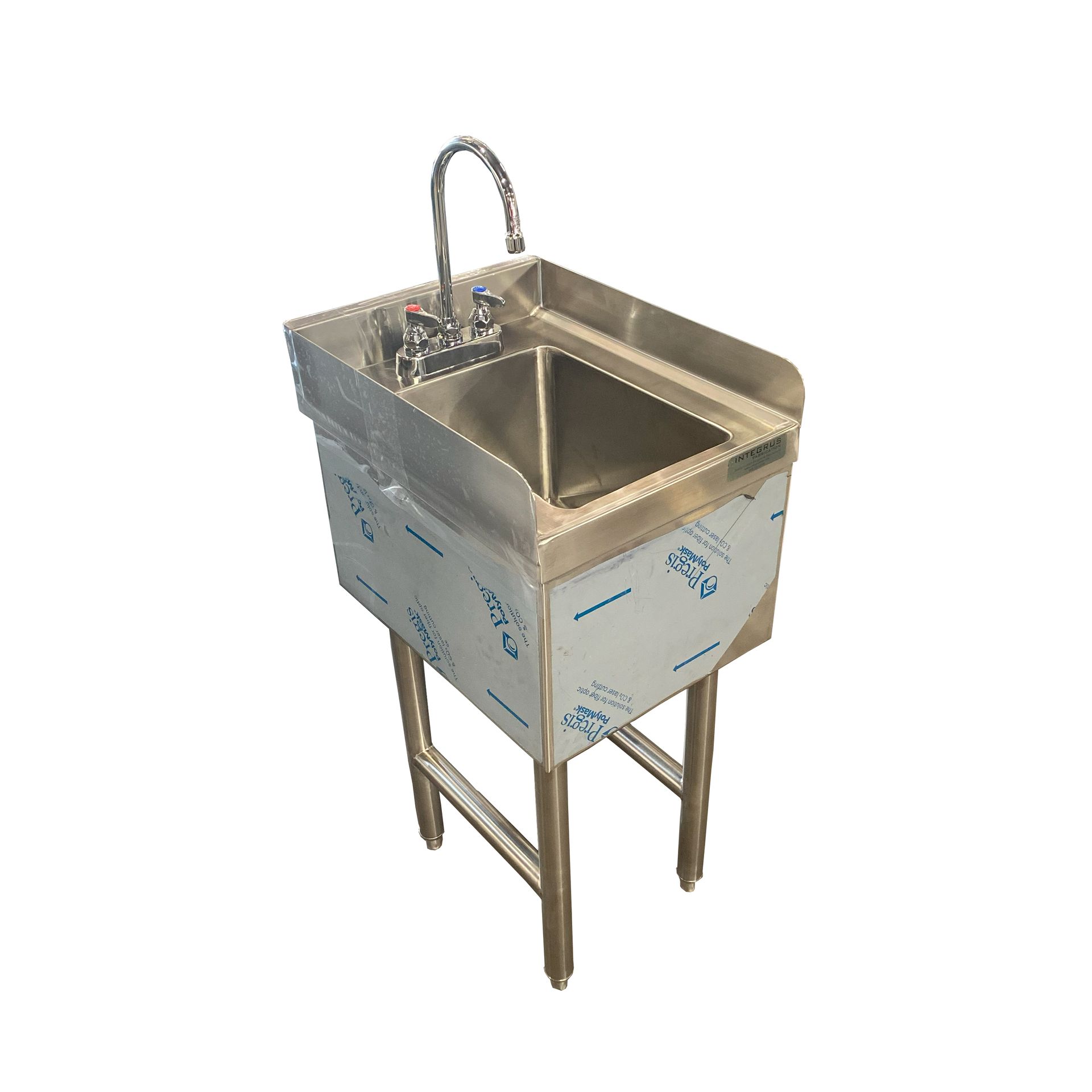 Photo of Stainless Steel Underbar Hand Sink Angled
