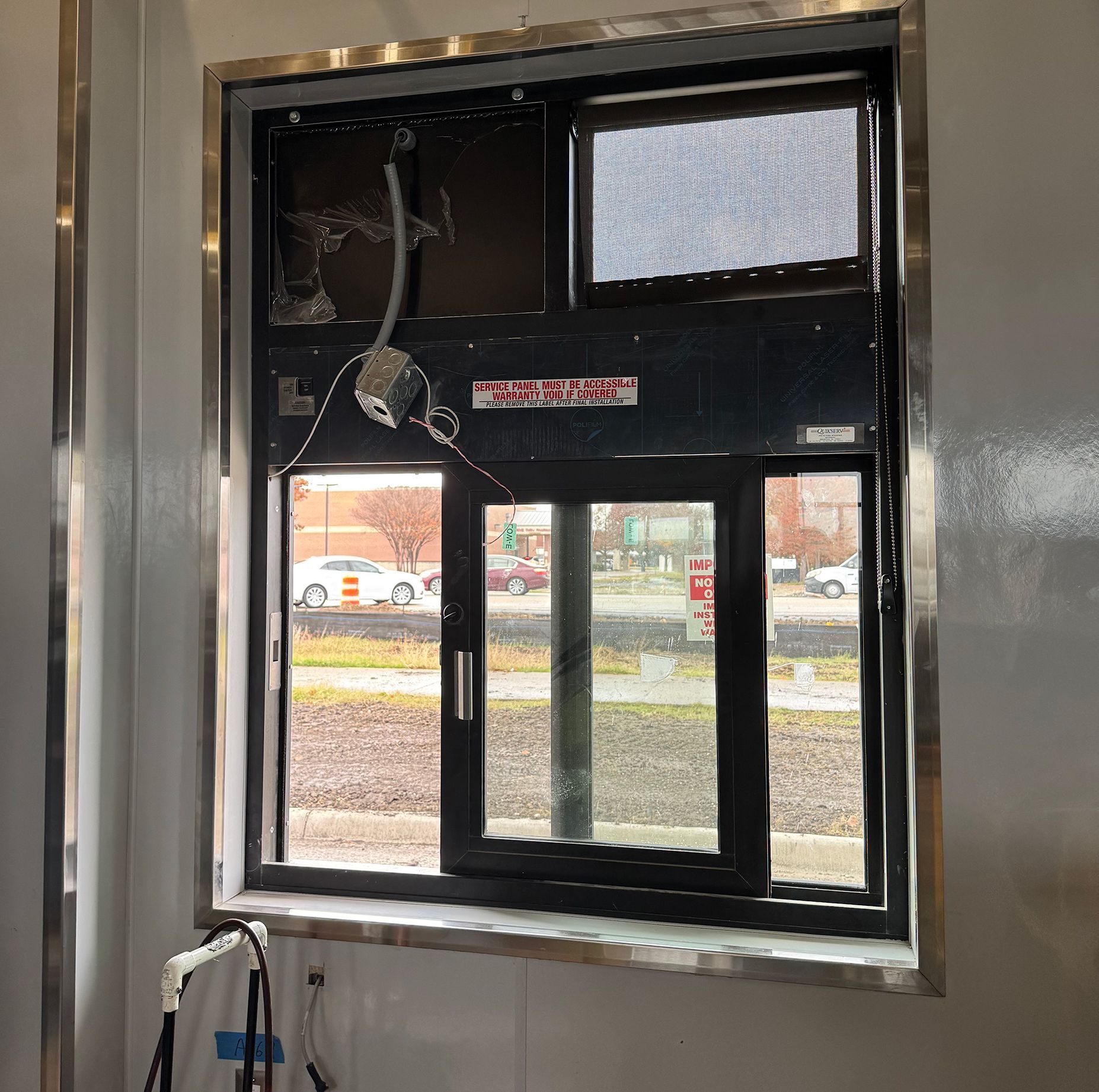 Metal Fabricated / Welded Trim for Restaurant drive-through