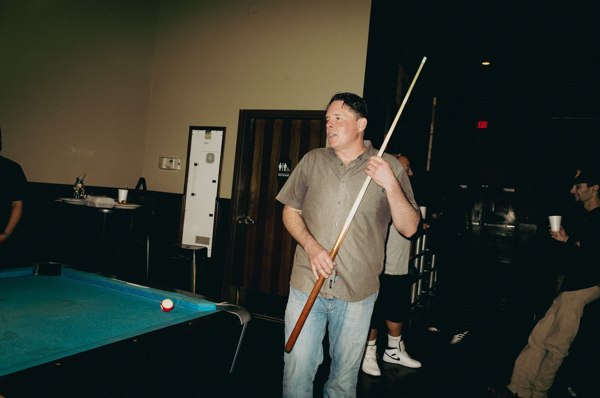 Photo of Integrus Fabrication President, Kyle Evans, during the Christmas Party in 2025