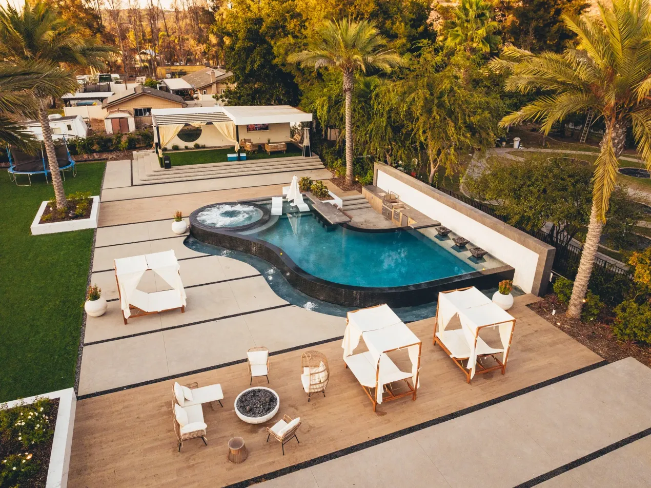 Happy Pool Construction Customer