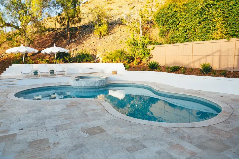 Custom pool and landscape construction by Develoscapes