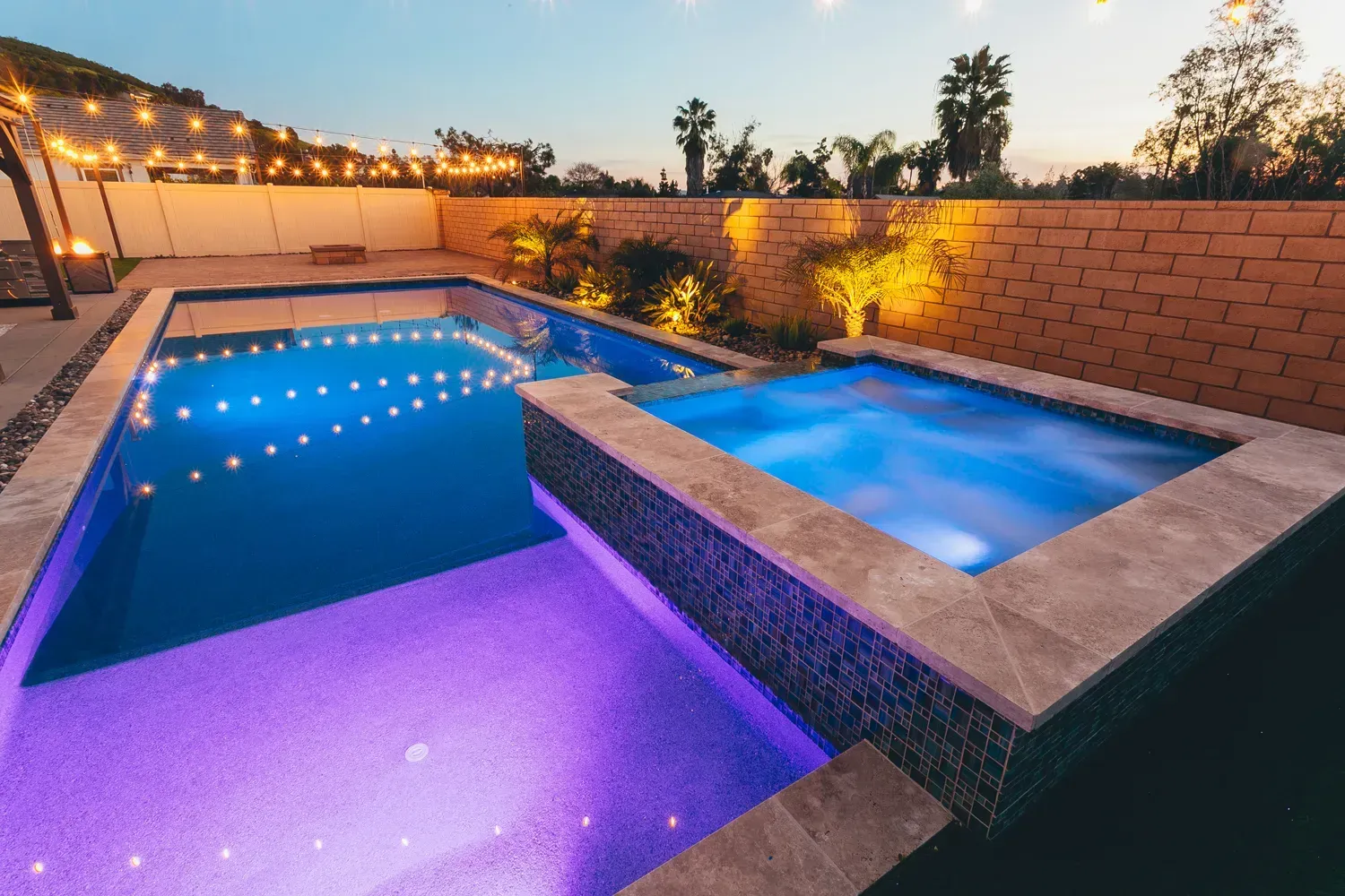 Custom pool and landscape construction by Develoscapes