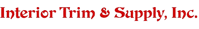 Interior Trim & Supply, Inc. logo in maroon.
