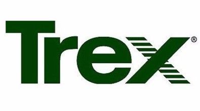 Green Trex logo with the company name and angled lines.