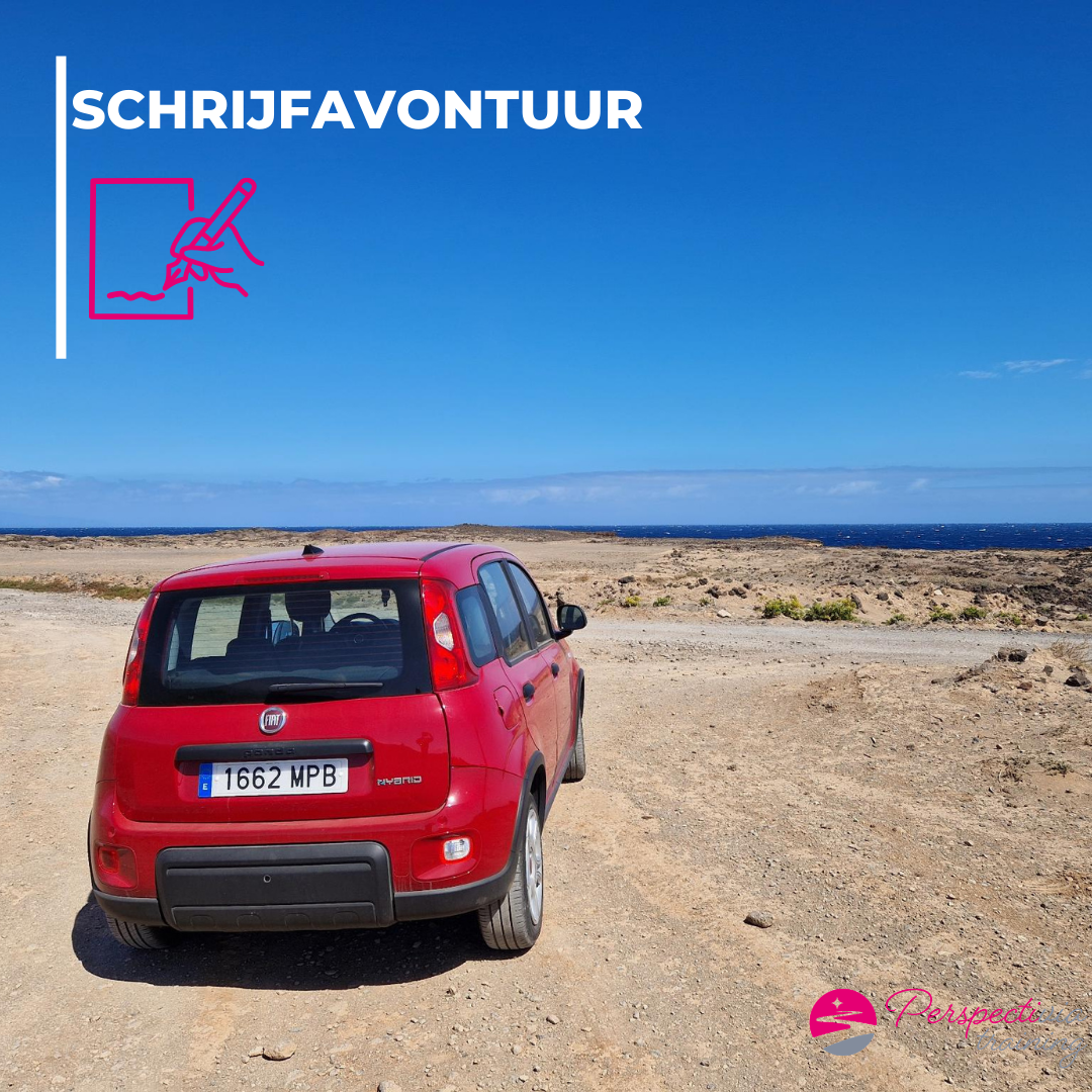 fiat panda schrijfavontuur Tenerife