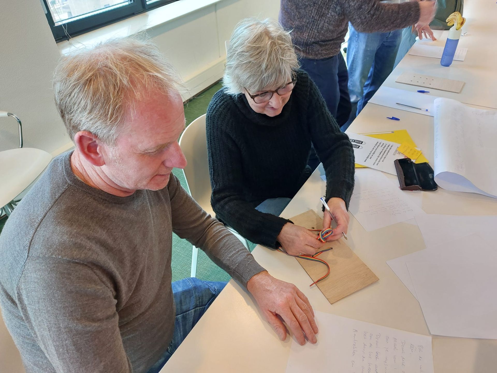 stress ervarings training oefening veters strikken