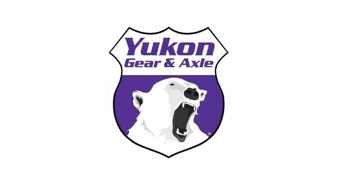 A logo for yukon gear and axle with a polar bear on it