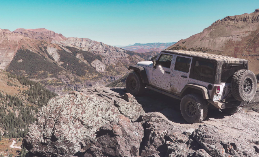 Rocky off-road terrain puts the driveshaft at risk from direct impact