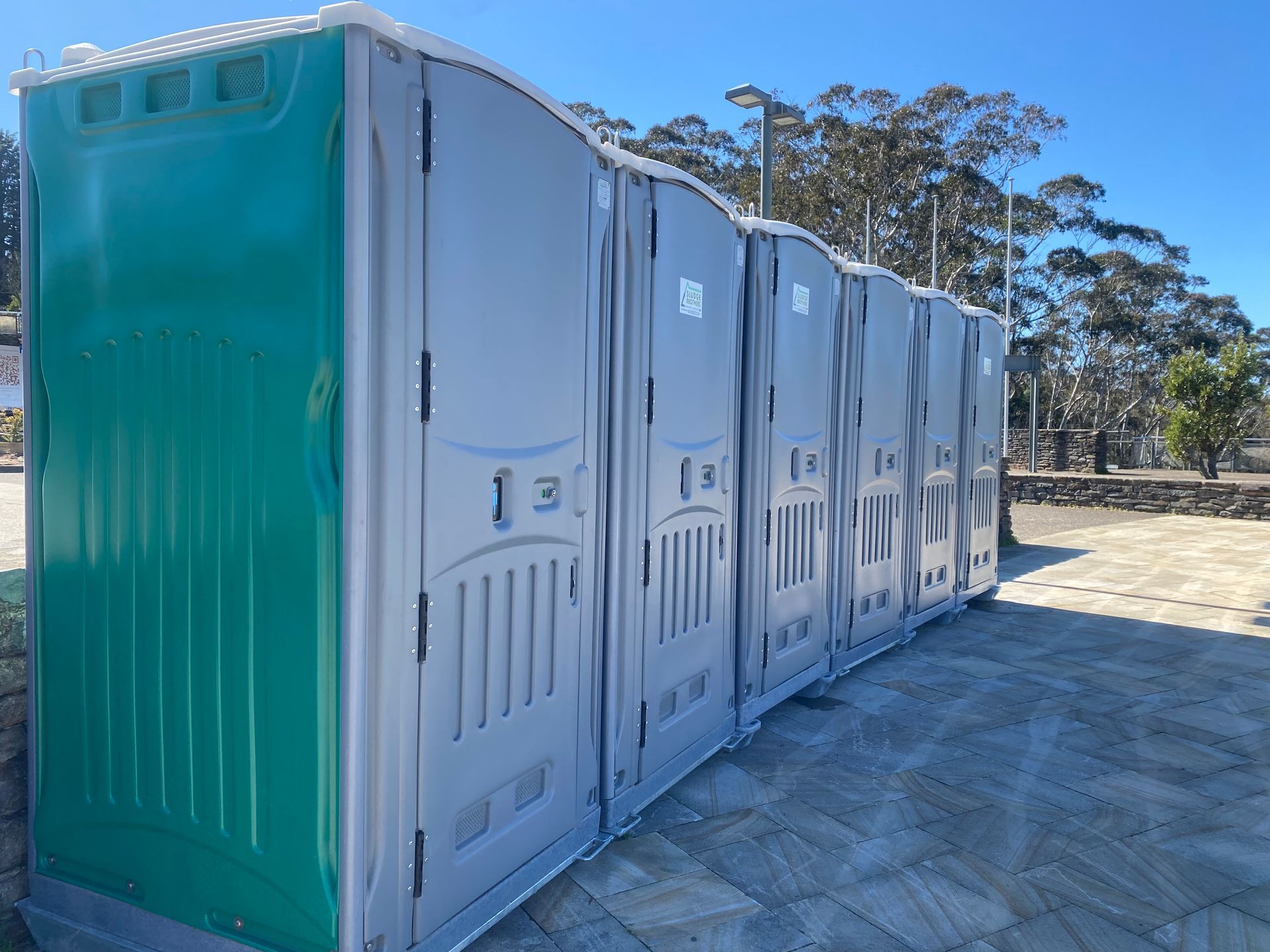 Three Colour Blue Portaloo | Lithgow, Nsw