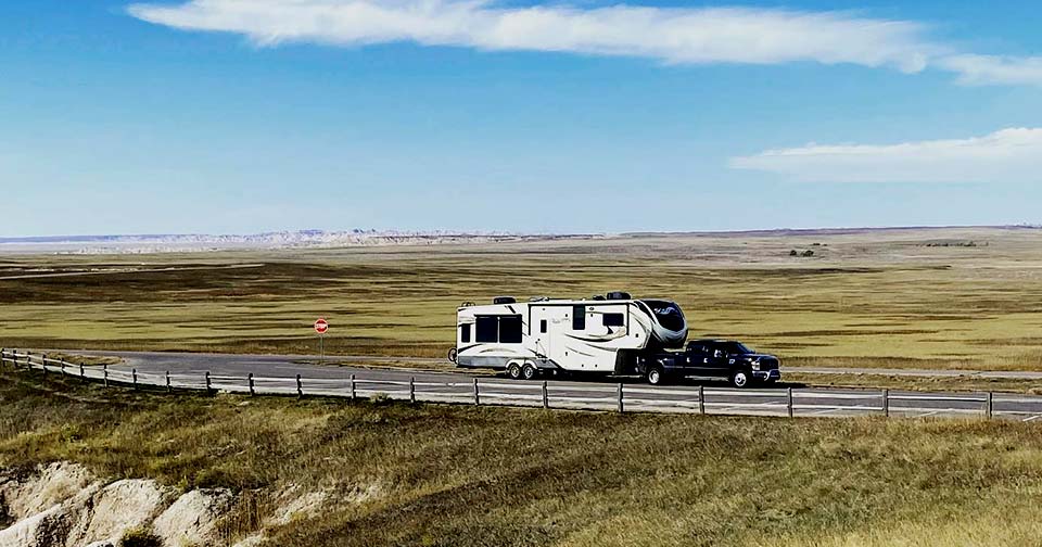 RV on the road