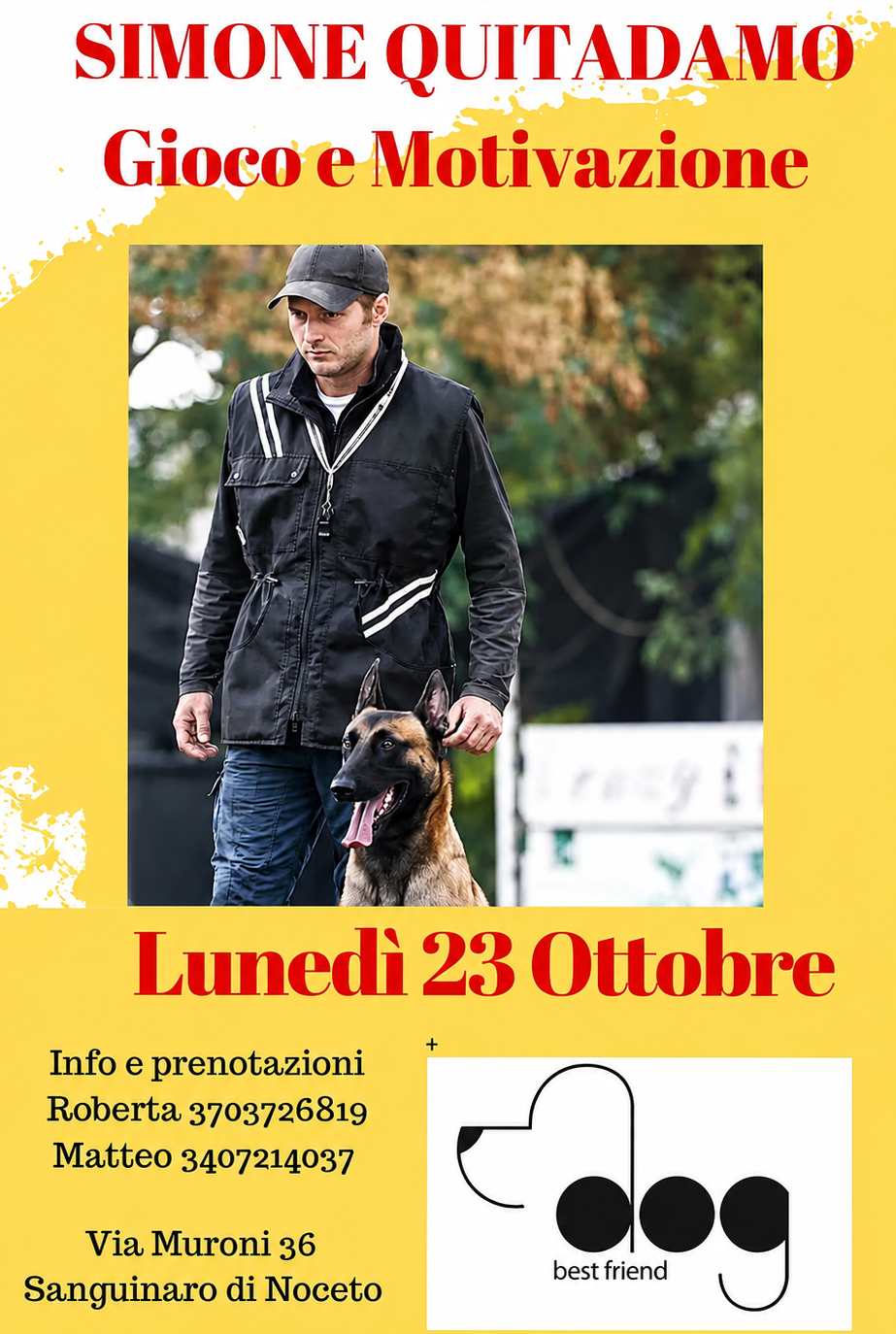 locandina laboratorio di gioco e motivazione con Simone Quitadamo