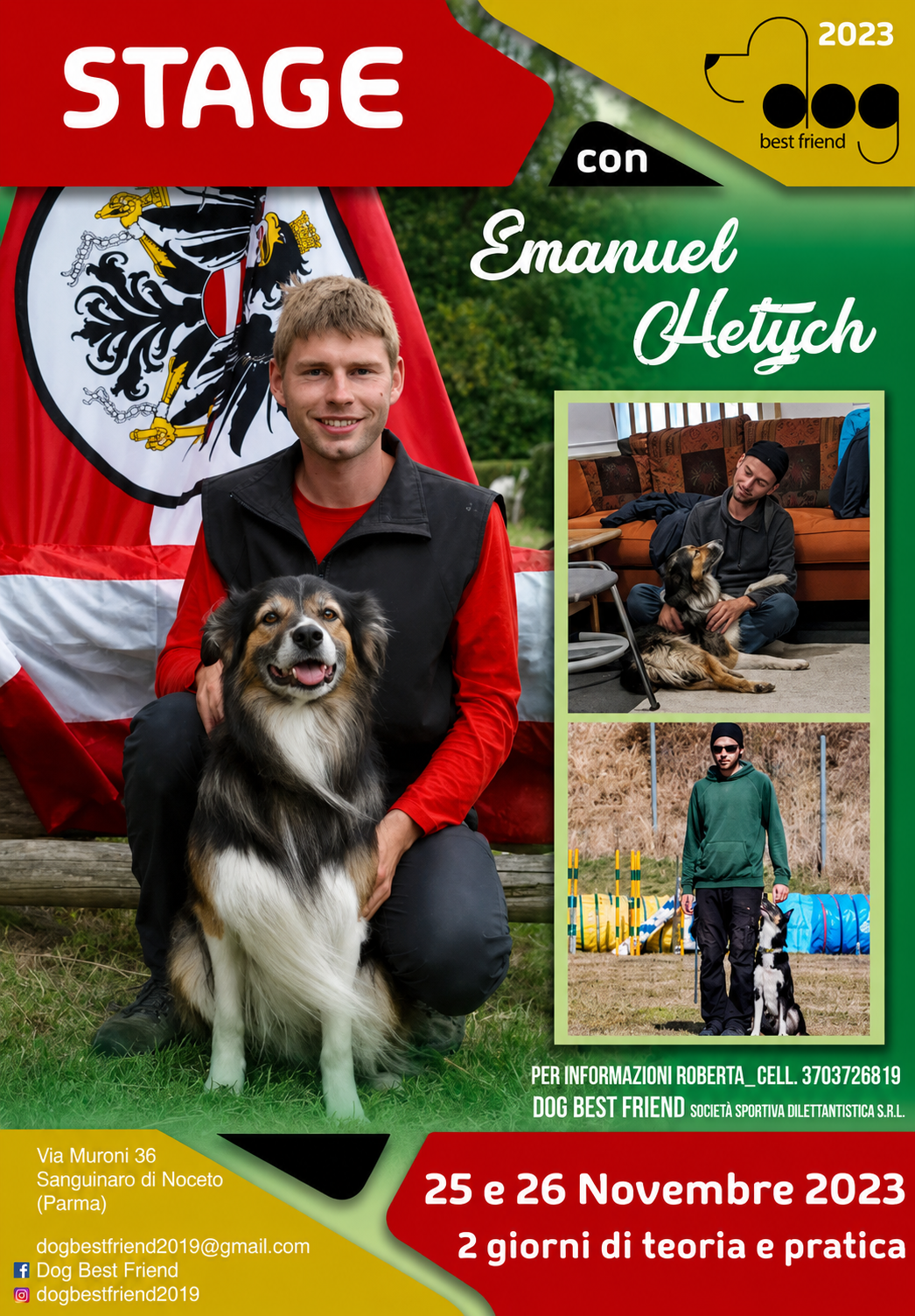 Locandina formazione con Emanuel Hetych