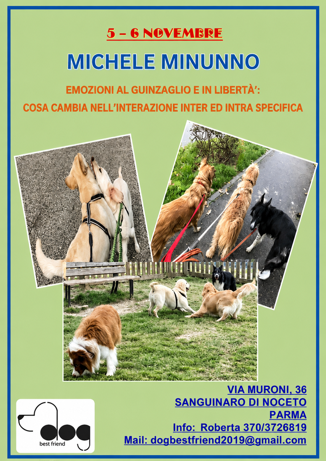 Locandina Stage con Michele Minunno