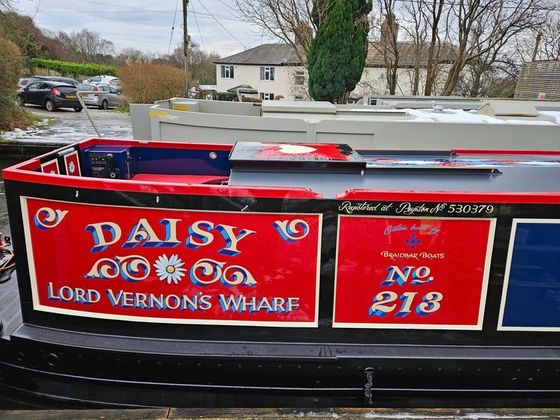 Daisy Braidbar narrowboat No. 213