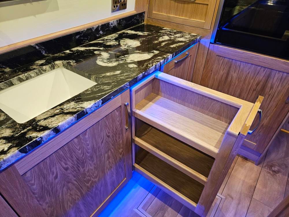Daisy half unit width kitchen cupboard storage