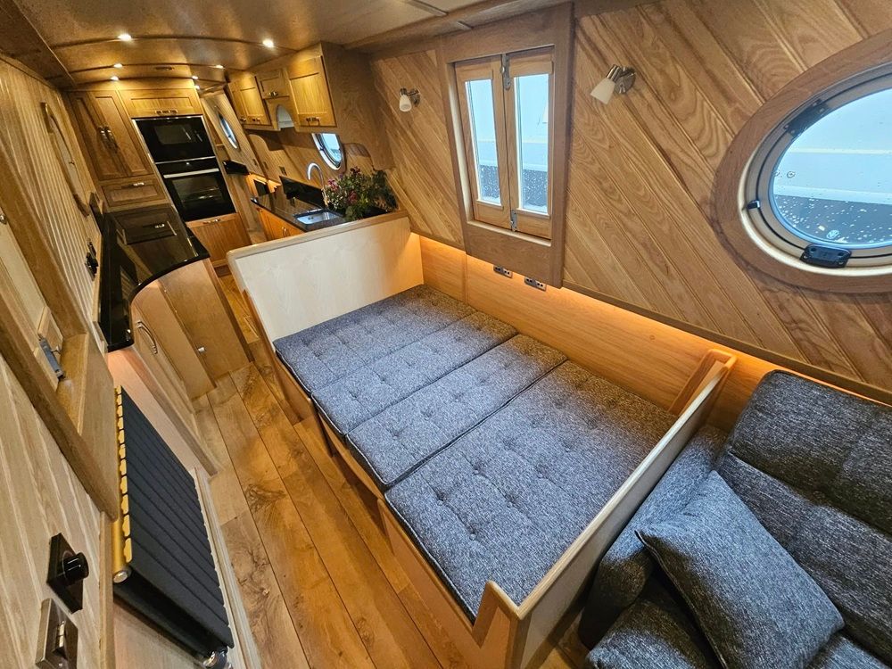 Dona Ferens lounge area into double bed