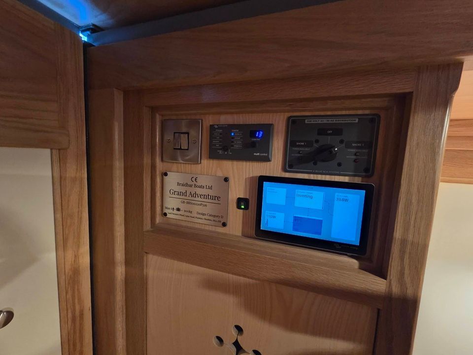 Grand Adventure control and info panel