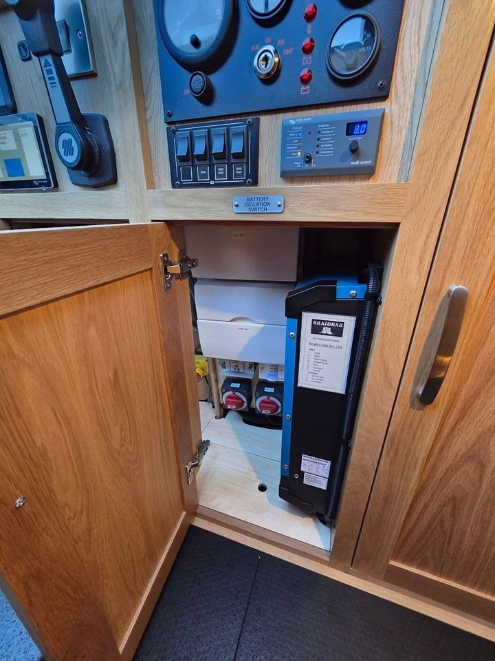 Kingley Vale electronics cupboard