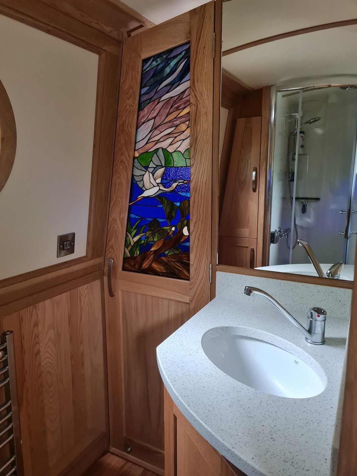 Ostara shower room door