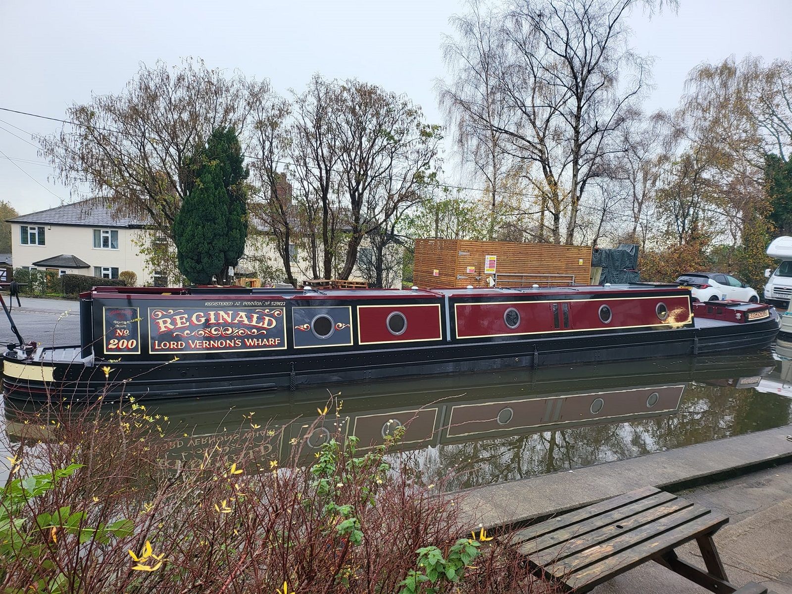 Reginald at Lord Vernon's Wharf