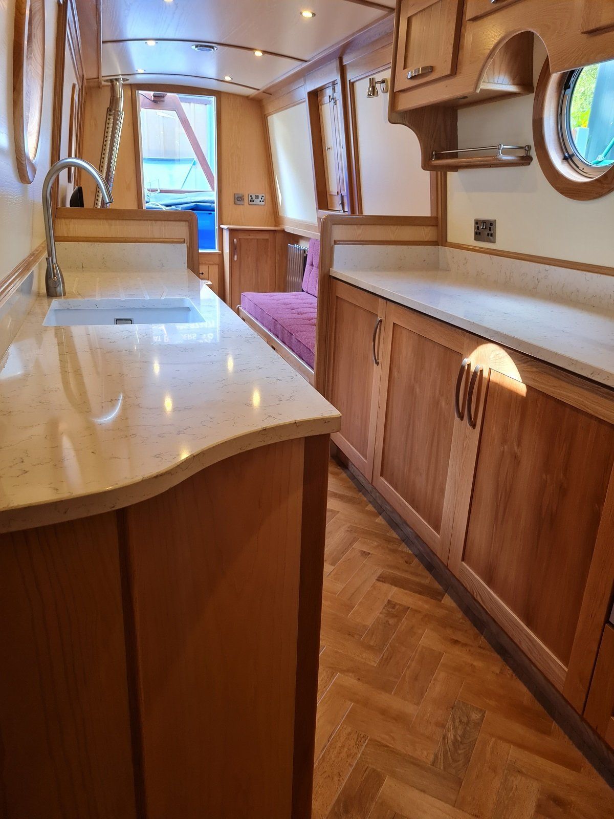 Salodin galley to lounge view
