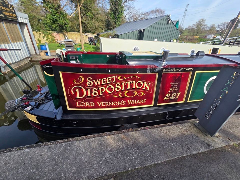 Braidbar Narrowboat Sweet Disposition No. 221