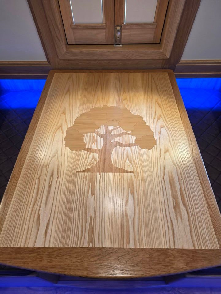 Sweet Disposition table wooodwork