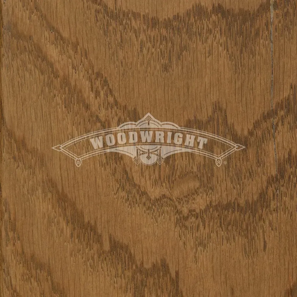 Close-up of wood grain with the logo 