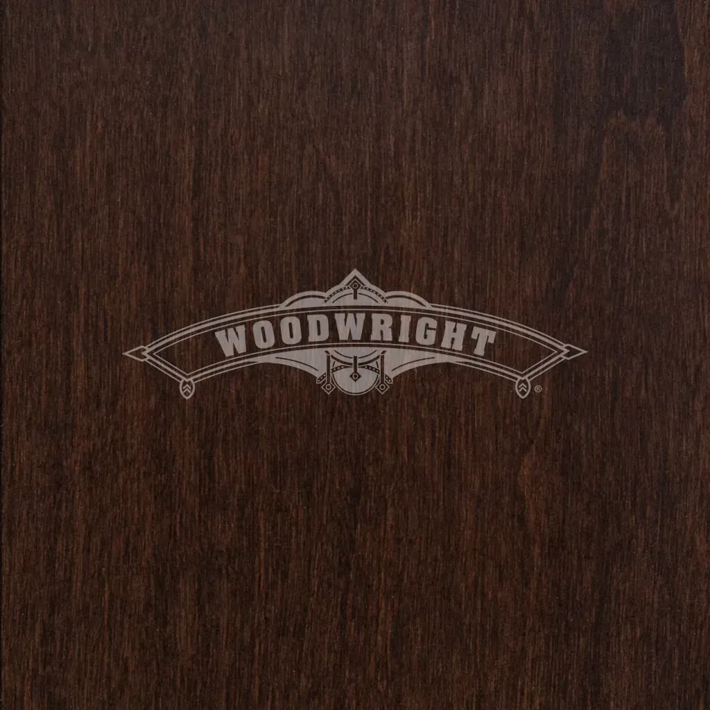 Dark brown wood grain with the 