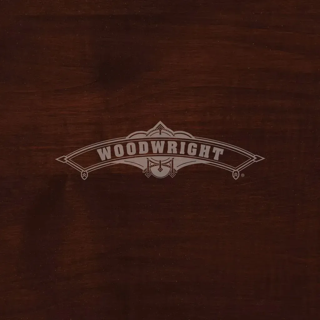 Dark wood surface with 