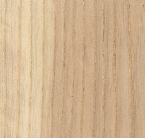 Close-up of light-colored wood grain with vertical lines.