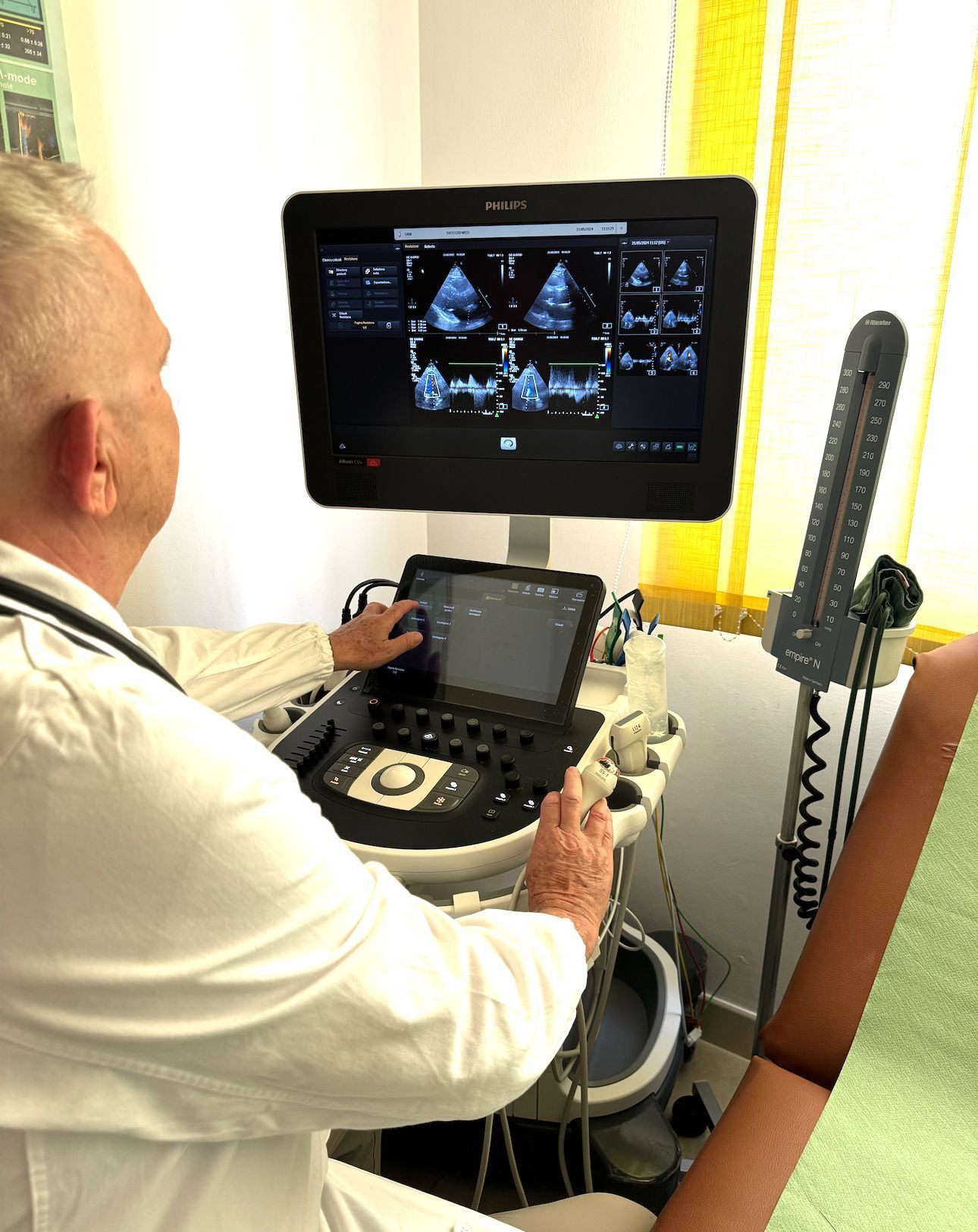 valutazione effettuata dal cardiologo della clinica Salus a Brindisi
