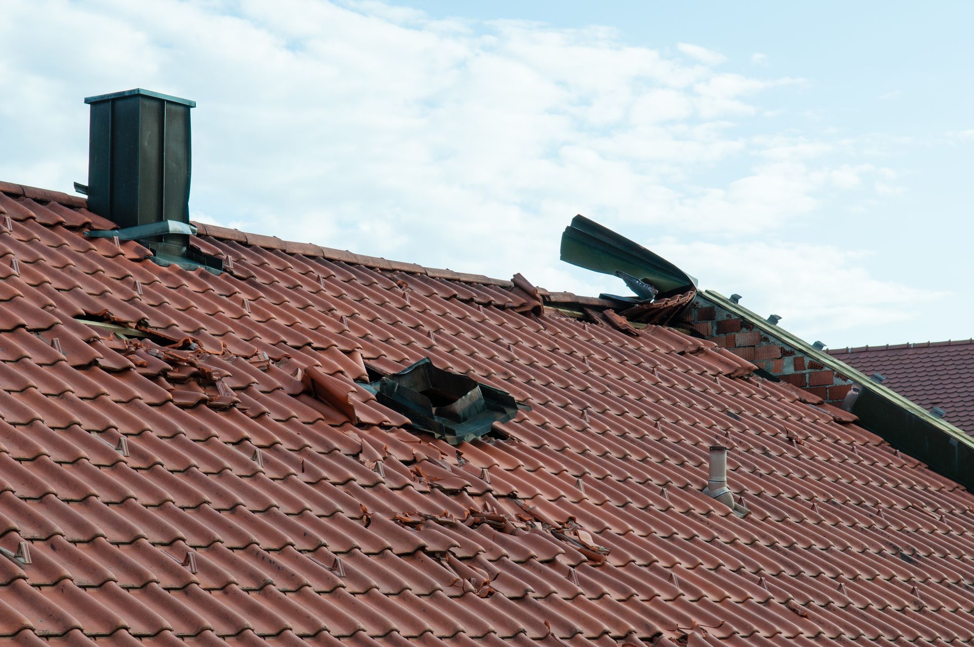 Storm Damaged Roof