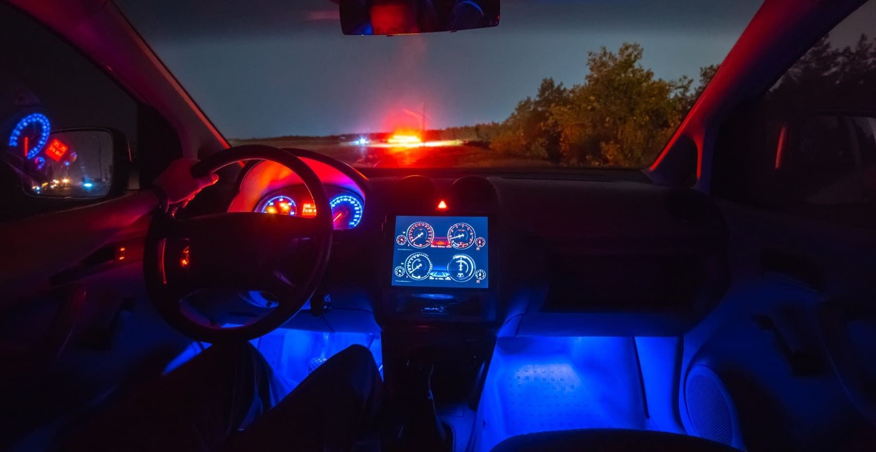 Neon car light installation near me