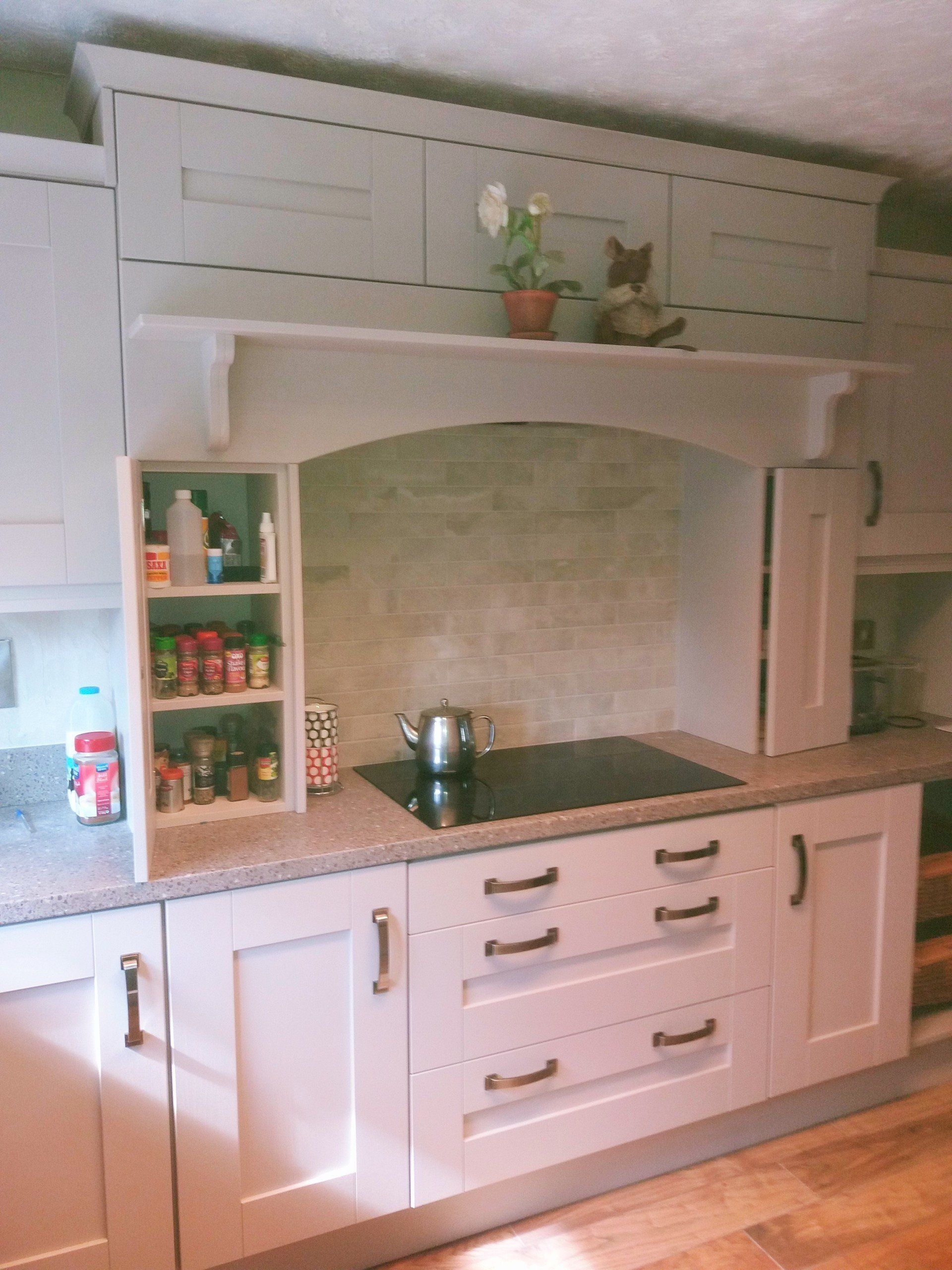hob over mantle