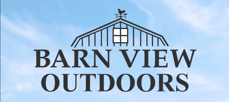 Logo with a barn icon and text 