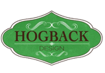 Logo: Green, ornate frame with 