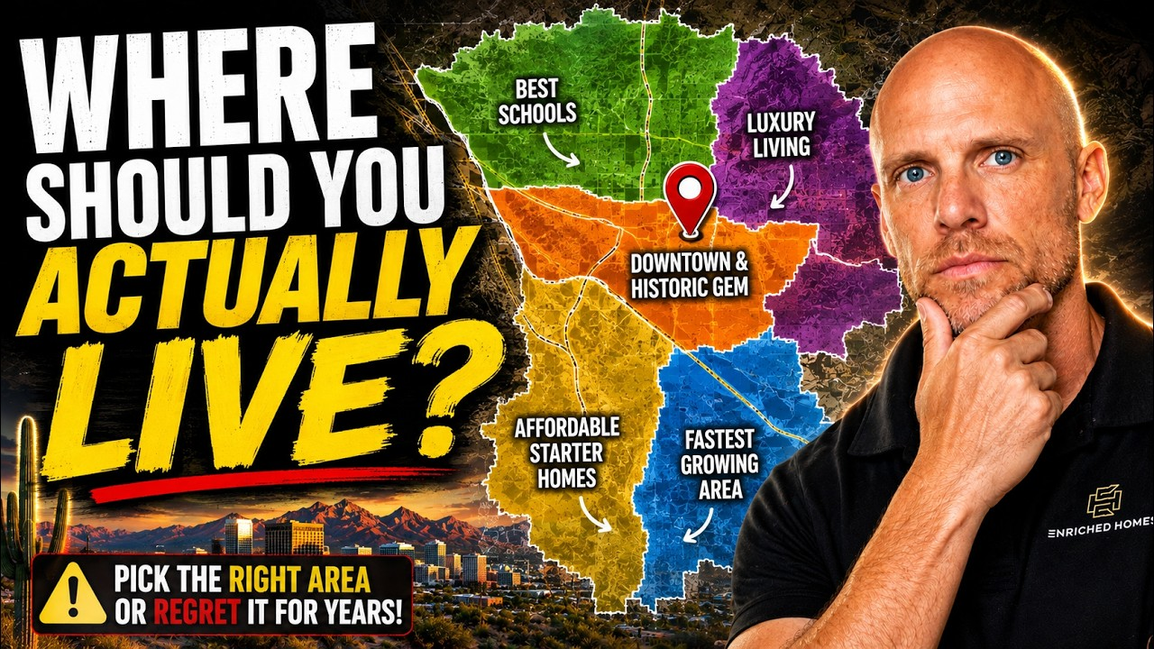 Map graphic with pin and man, headline reads “Where should you actually live?”