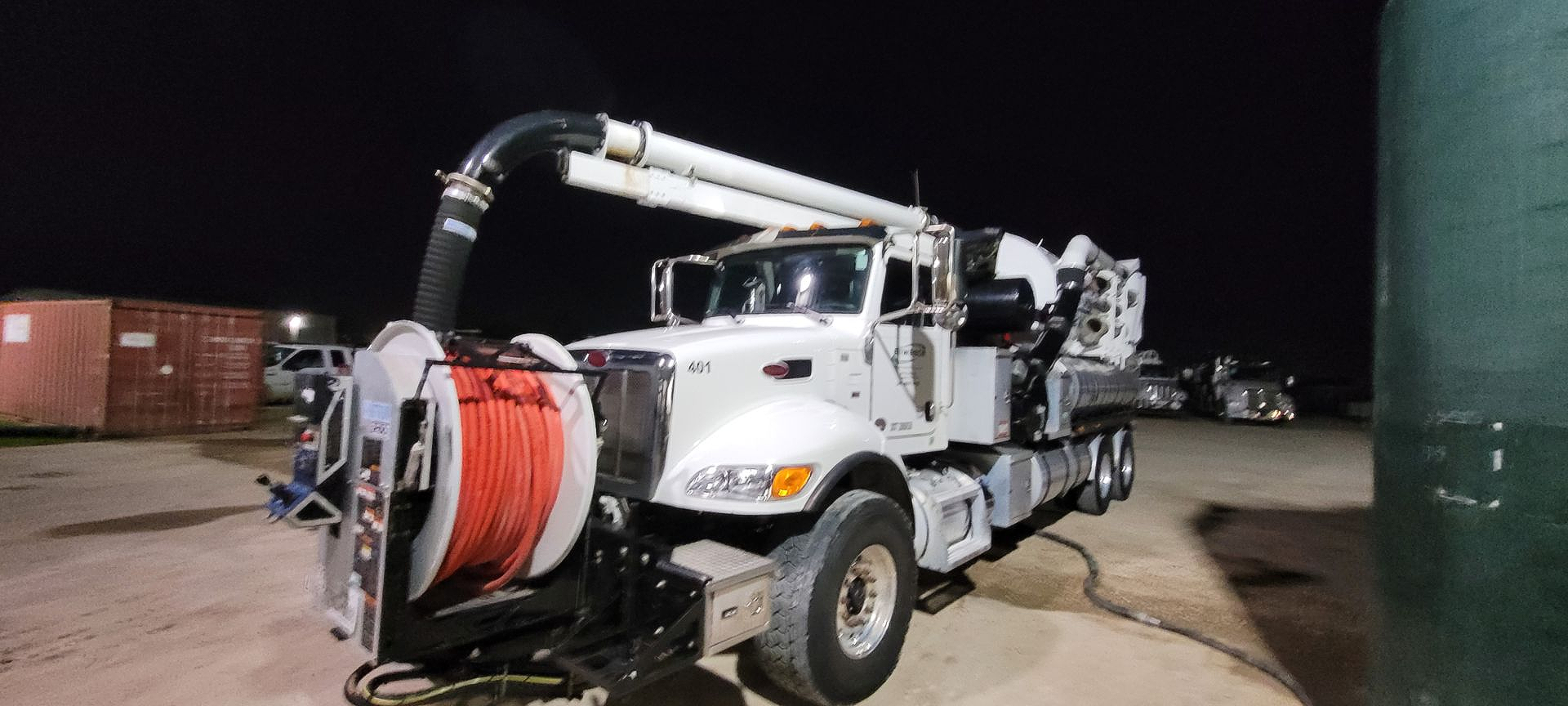 Allwaste Industrial Service Jett Rodding Combination Truck